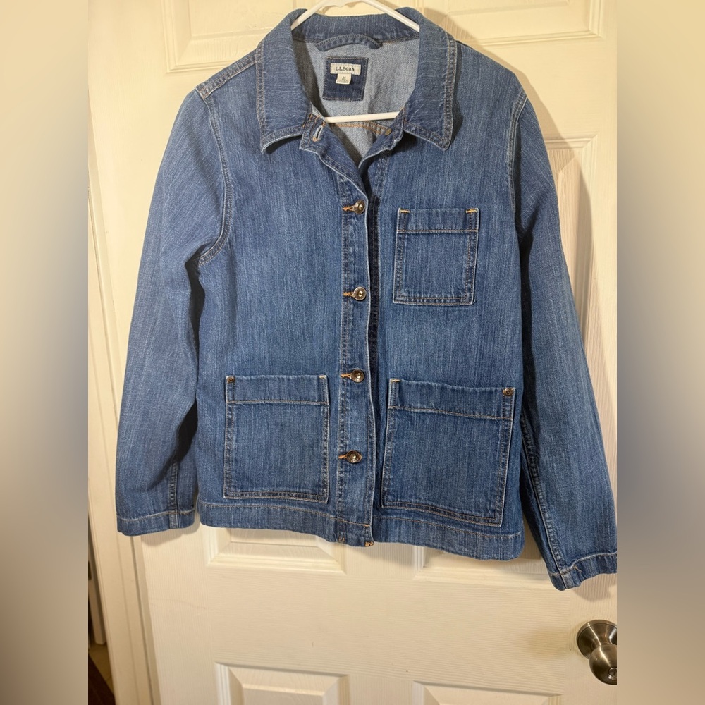 L.L. Bean Blue Jean Jacket - Picture 6 of 12